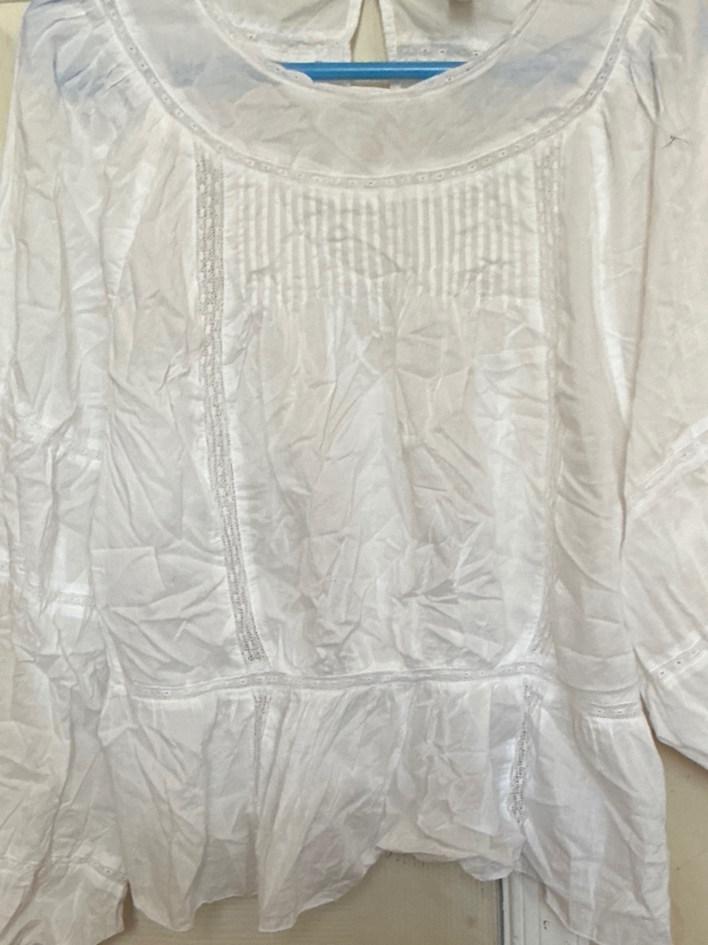 White lace blouse